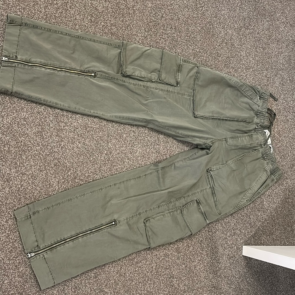 Abercrombie & Fitch Olive Green Cargo Jogger Pants